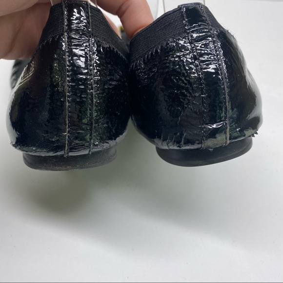 Tory Burch Black Patent Leather Ballet Flats - Picture 5 of 5
